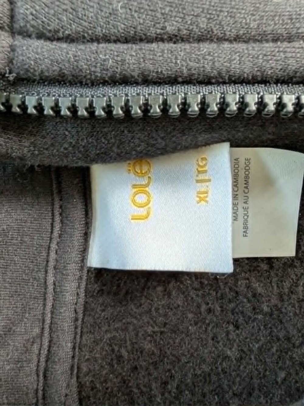 Lolë Cozy Half-Zip Hooded Pullover Sweatshirt – Women’s Size XL / TG - Picture 5 of 10